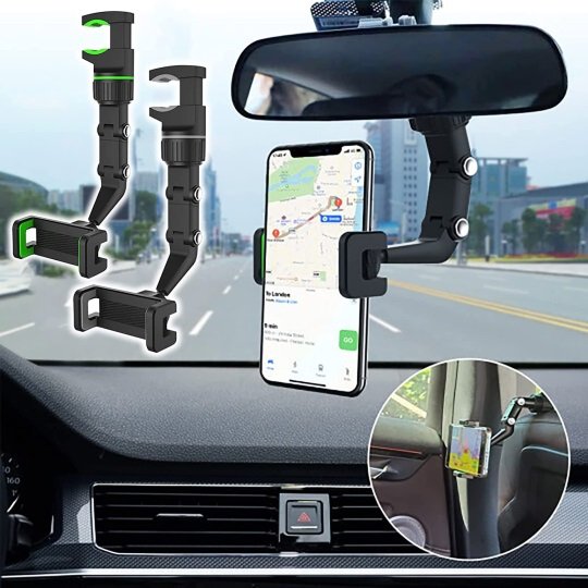 360 Rotating Car Phone Holder - ICONICDEALZ