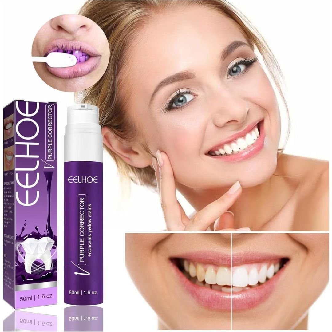 Purple Whitening Toothpaste Color Corrector - ICONICDEALZ